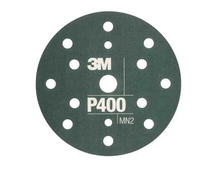 3M 34417 Esnek Hookit P400 15 Delikli Disk Zımpara 150mm
